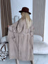 Knitted cardigan "NOBODY 7782" - DARK BEIGE